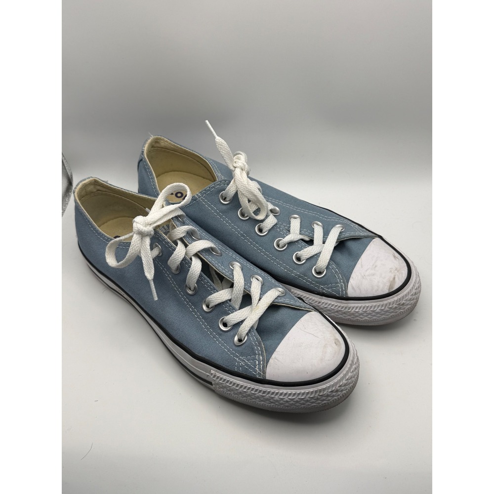 Converse Chuck Taylor All Star Women 9 Light Blue Low Top Sneakers 162116F